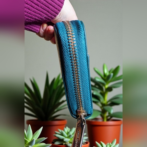 Kate Spade Staci Colorblock Large Continental Wallet Peacock (New) - Picture 4 of 10